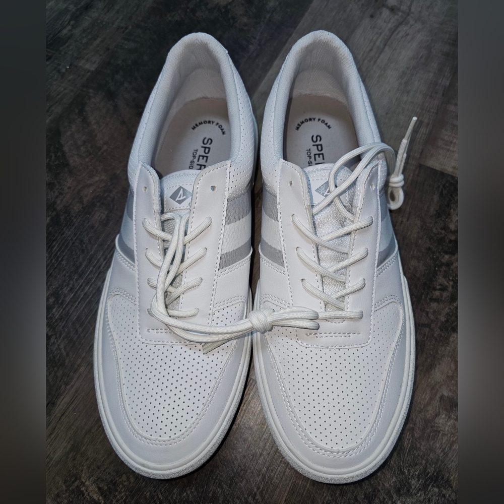 Sperry Men's Size 12W Halyard Retro Sneakers NWOT - Picture 5 of 11